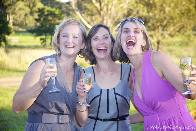 Girls laughing - wedding photography sydney